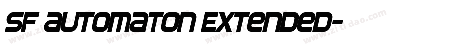 SF Automaton Extended字体转换